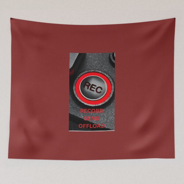 Item preview, Retro Record Button designed and sold by Angry Bunny Clinic.