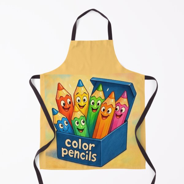Item preview, Color Pencils – Creative Artist Cartoon Sticker Design designed and sold by Yasmine Mohammed.