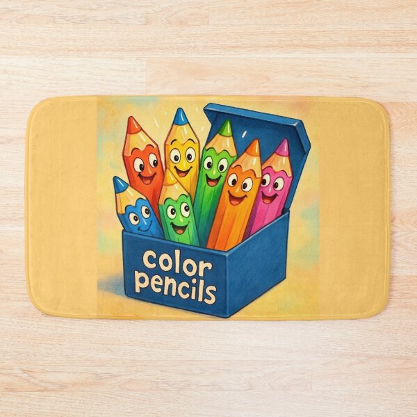 Item preview, Color Pencils – Creative Artist Cartoon Sticker Design designed and sold by Yasmine Mohammed.