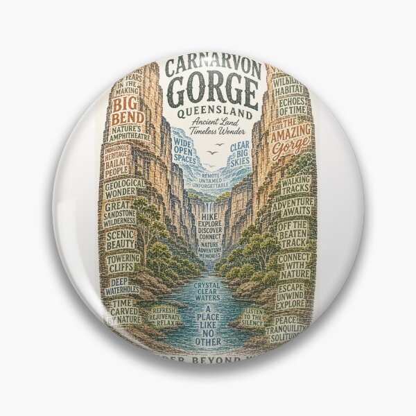 Item preview, Carnarvon Gorge Queensland Big Bend Sandstone Wilderness Adventure designed and sold by Places On Earth.
