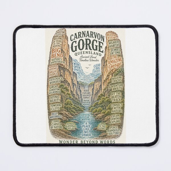 Item preview, Carnarvon Gorge Queensland Big Bend Sandstone Wilderness Adventure designed and sold by Places On Earth.