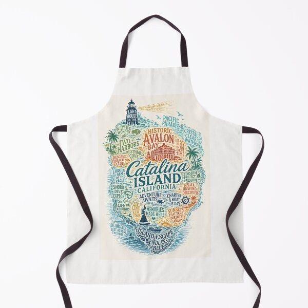 Item preview, Historic Catalina Island Avalon Bay California Coastal Escape designed and sold by Places On Earth.