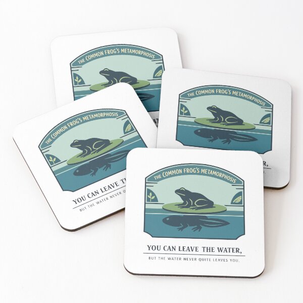 Item preview, Frog Metamorphosis Life Cycle Reflection designed and sold by WildlifeInc.