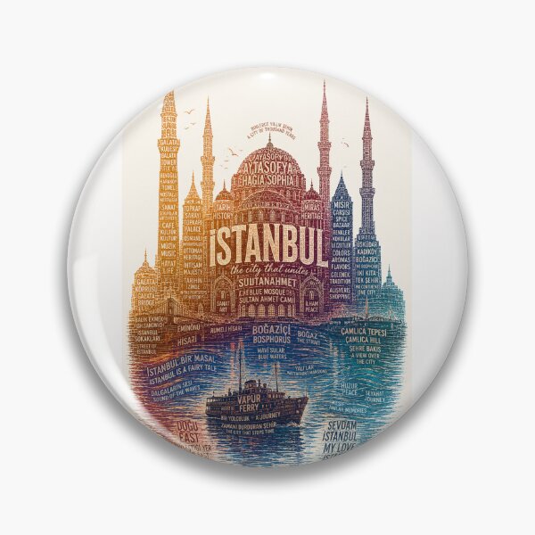 Item preview, Istanbul Turkey Hagia Sophia Bosphorus Sultanahmet Skyline designed and sold by Places On Earth.