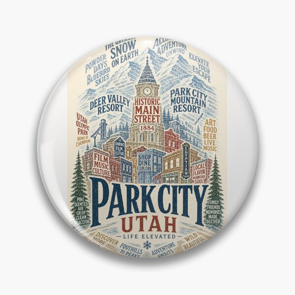Item preview, Park City Utah Deer Valley Historic Main Street Mountain Resort designed and sold by Places On Earth.