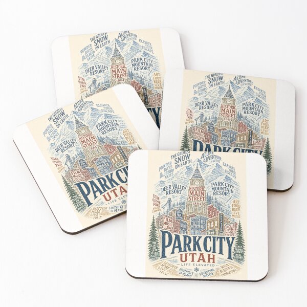 Item preview, Park City Utah Deer Valley Historic Main Street Mountain Resort designed and sold by Places On Earth.
