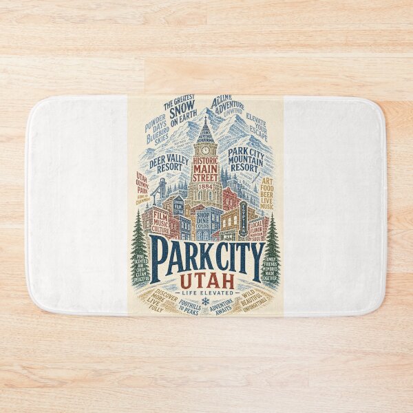 Item preview, Park City Utah Deer Valley Historic Main Street Mountain Resort designed and sold by Places On Earth.