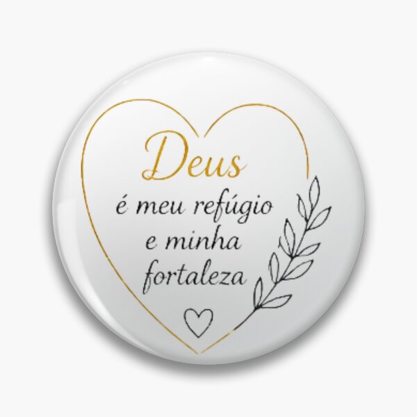Item preview, Deus é Meu Refúgio e Minha Fortaleza designed and sold by MotivArtes.