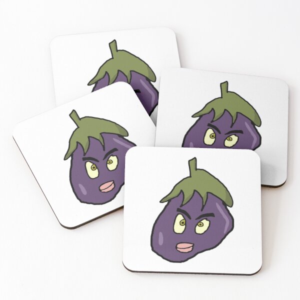 Item preview, Sassy Eggplant Judgy Emoji Style designed and sold by kupavastore.