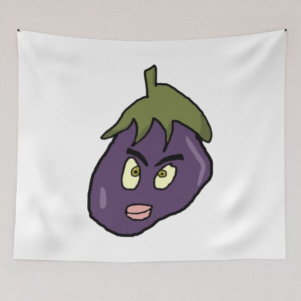 Item preview, Sassy Eggplant Judgy Emoji Style designed and sold by kupavastore.