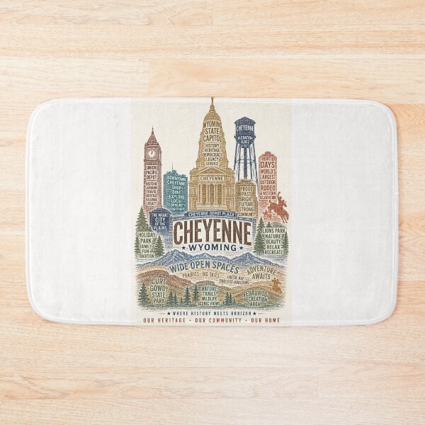 Item preview, Cheyenne Wyoming State Capitol Frontier Days Western Heritage designed and sold by Places On Earth.