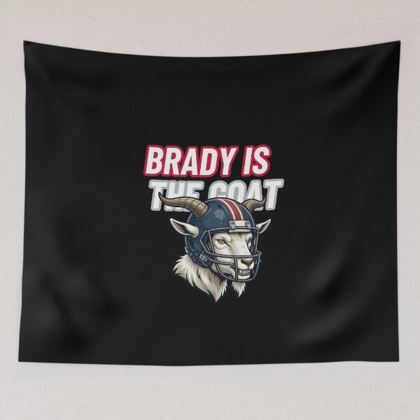 Item preview, Brady Is The GOAT Football Legend designed and sold by ThatFootball12.