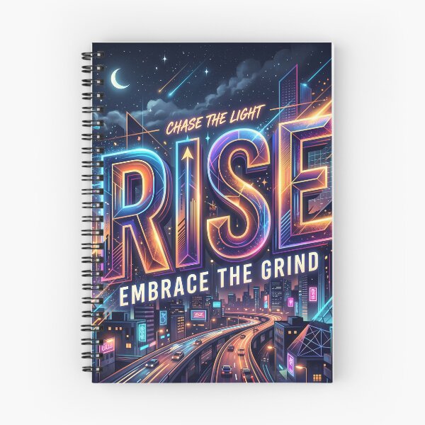 Item preview, Chase The Light Rise Embrace The Grind designed and sold by ART ATTACK ZONE.