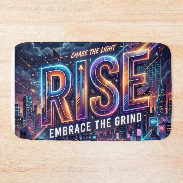 Item preview, Chase The Light Rise Embrace The Grind designed and sold by ART ATTACK ZONE.