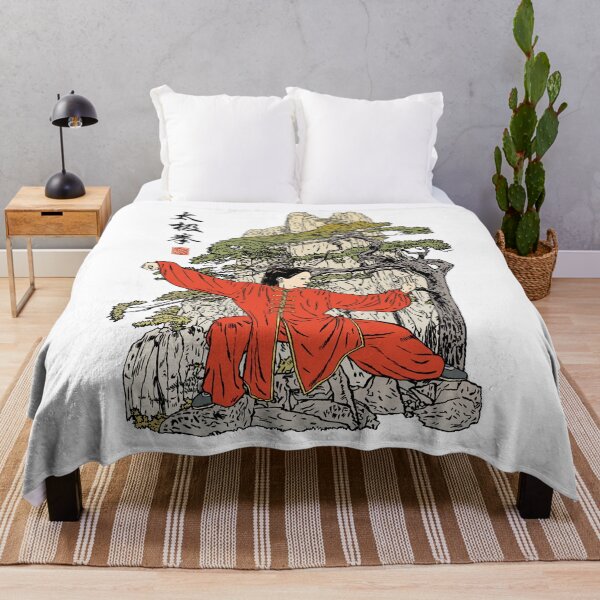 Item preview, Tai Chi Warrior in the Mountains (Red) designed and sold by erickoo.
