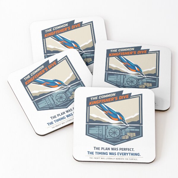 Item preview, Kingfisher Precision Dive Strategy Illustration designed and sold by WildlifeInc.