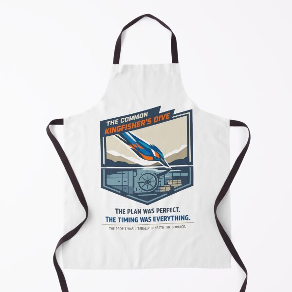 Item preview, Kingfisher Precision Dive Strategy Illustration designed and sold by WildlifeInc.