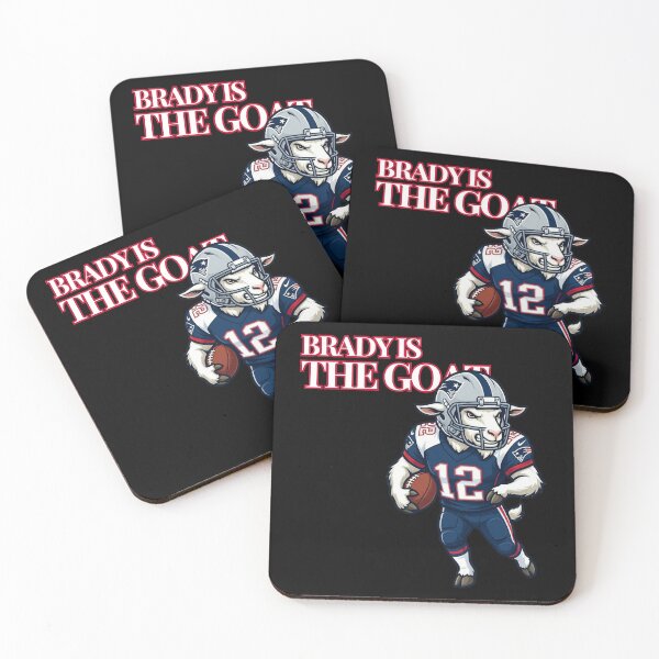 Item preview, Brady Is The GOAT Bold Text Art designed and sold by ThatFootball12.