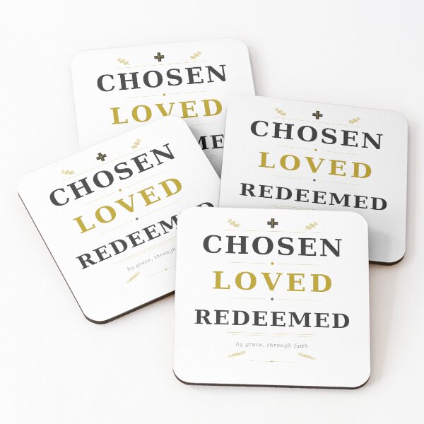 Item preview, chosen, loved, redeemed designed and sold by spirituali-tees.