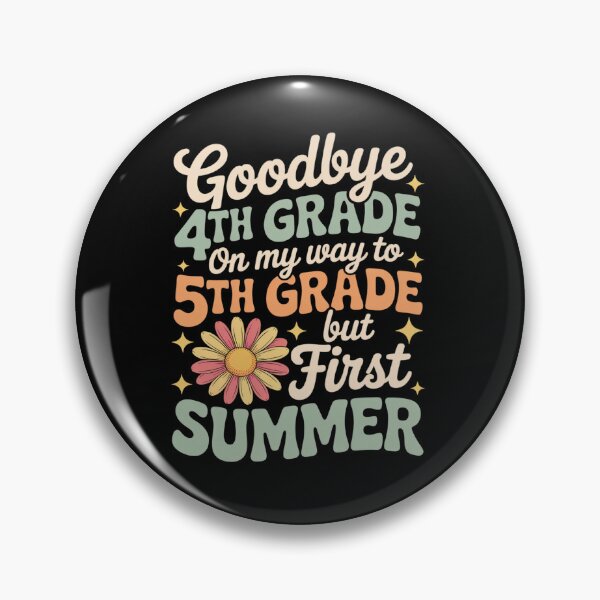 Item preview, Goodbye 4th Grade Hello 5th Grade Groovy Last Day of School designed and sold by BlassmausArt.
