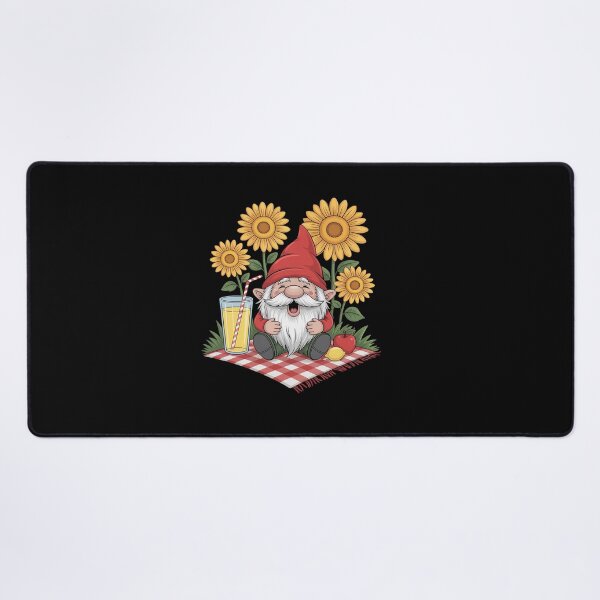 Item preview, Gnome Picnic Sunflowers Summer Vibes designed and sold by BlassmausArt.
