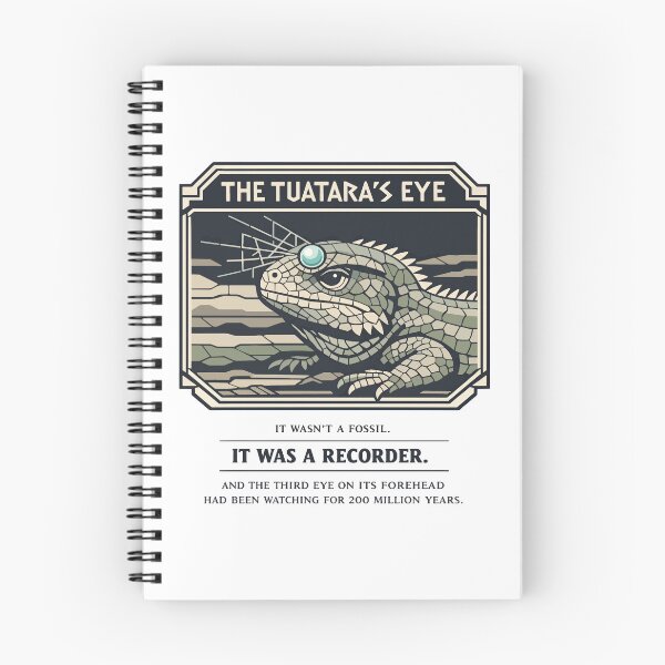 Item preview, Ancient Tuatara Third Eye Illustration designed and sold by WildlifeInc.