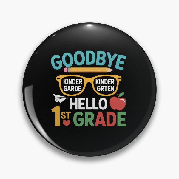 Item preview, Goodbye Kindergarten Hello 1st Grade Last Day School  designed and sold by BlassmausArt.
