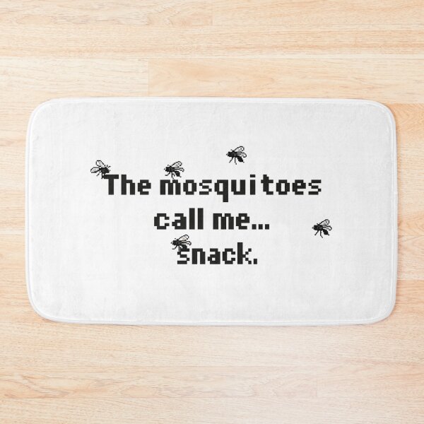 Item preview, "The Mosquitoes Call Me... Snack." - Funny Pixel Art designed and sold by PixelFishie.