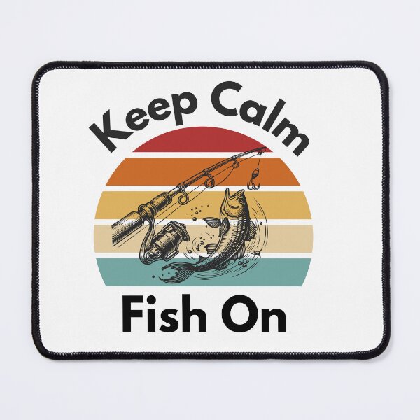 Item preview, Keep calm fish on designed and sold by Kennedy Fun Tee's.
