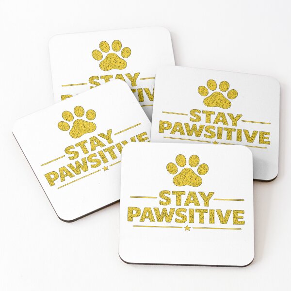 Item preview, Stay Pawsitive Vintage Retro Dog Lover Design designed and sold by DailyTrendFinds.