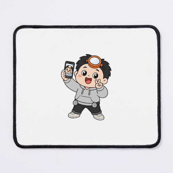 Item preview, KOREA HAENAM - Cute Chibi Selfie Boy Sticker designed and sold by KOREA-HAENAM.