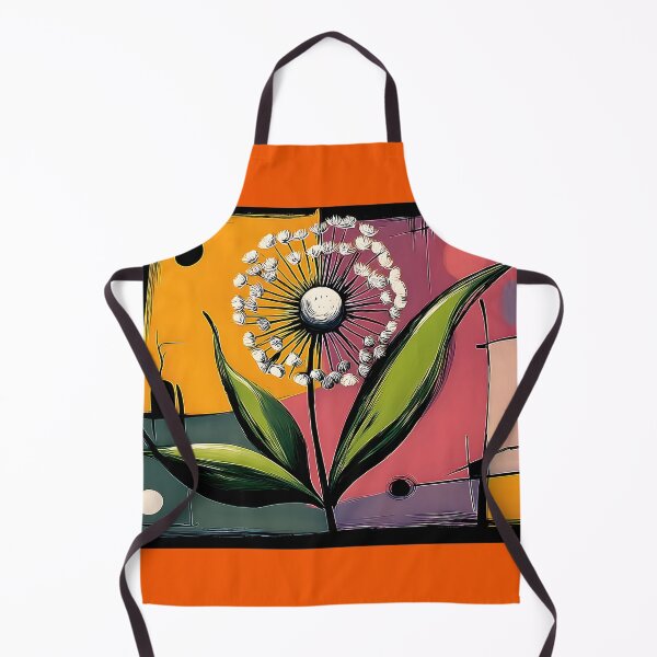 Item preview, Vibrant Dandelion Bloom in Abstract Geometry - Bold Nature Fusion with Modern Color Blocks designed and sold by OlfactoART Studio.