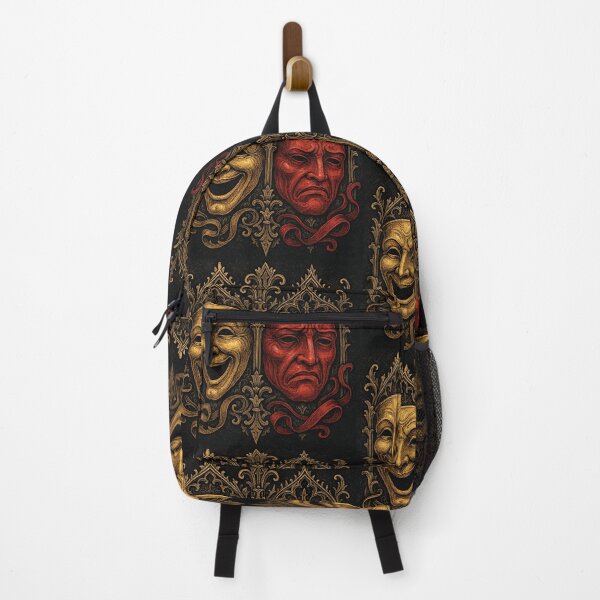 Item preview, Red Masks of Theater designed and sold by Foxlindesigns.