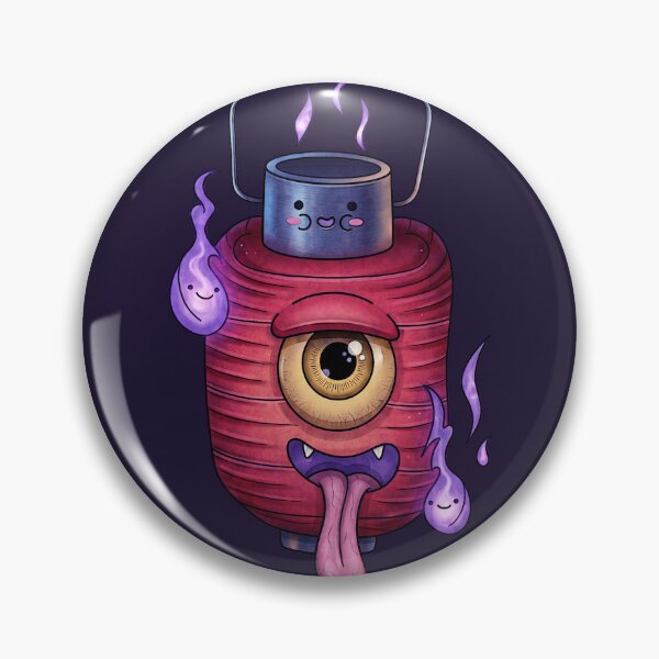 Item preview, Cute Yokai Lantern Monster Japanese Kawaii Horror Art designed and sold by Dylan Hambrook.