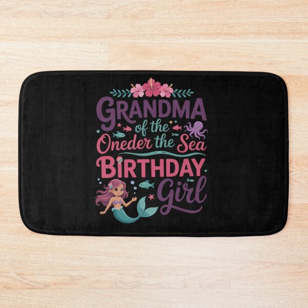 Item preview, Grandma Birthday Girl Mermaid Oneder the Sea Theme Party designed and sold by BlassmausArt.