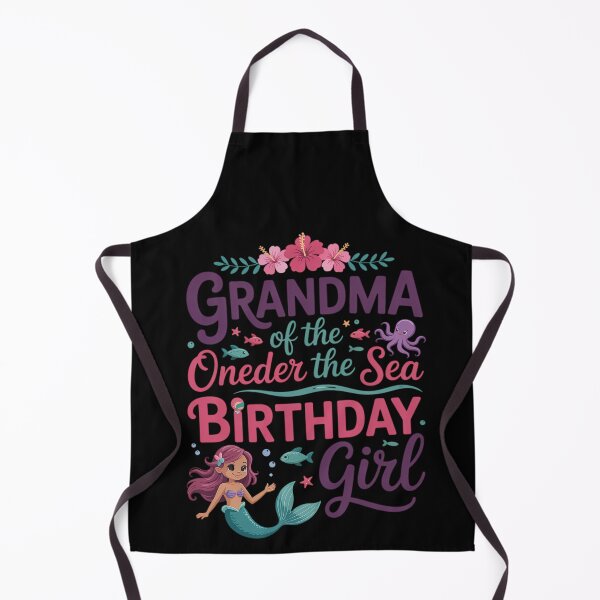 Item preview, Grandma Birthday Girl Mermaid Oneder the Sea Theme Party designed and sold by BlassmausArt.