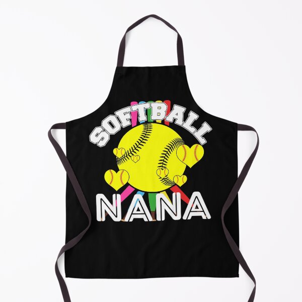 Item preview, Softball Nana Rainbow Heart Design designed and sold by LashondaGreen89.