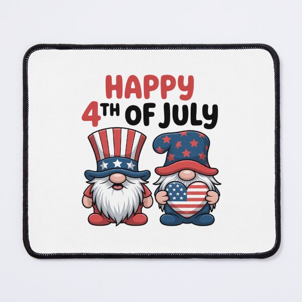 Item preview, Happy 4th of July USA Two Gnomes designed and sold by BlassmausArt.