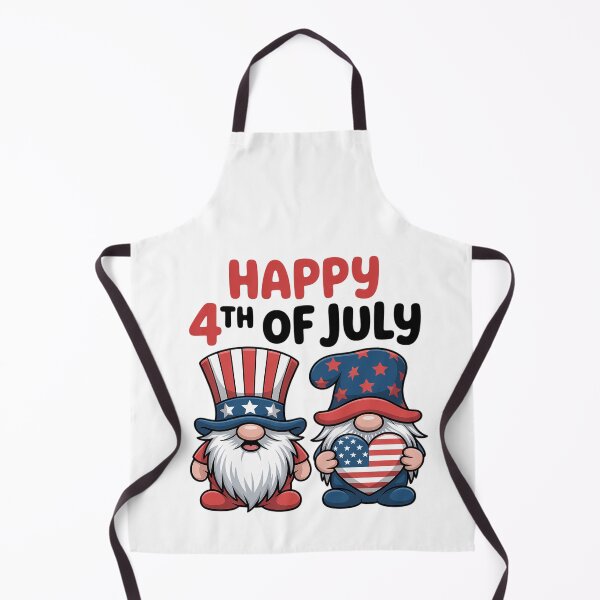 Item preview, Happy 4th of July USA Two Gnomes designed and sold by BlassmausArt.
