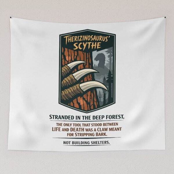 Item preview, Therizinosaurus Scythe Forest Horror designed and sold by WildlifeInc.
