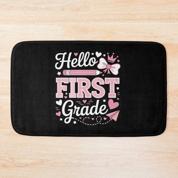Item preview, Hello First Grade Coquette First Day of School Teacher Girls designed and sold by BlassmausArt.
