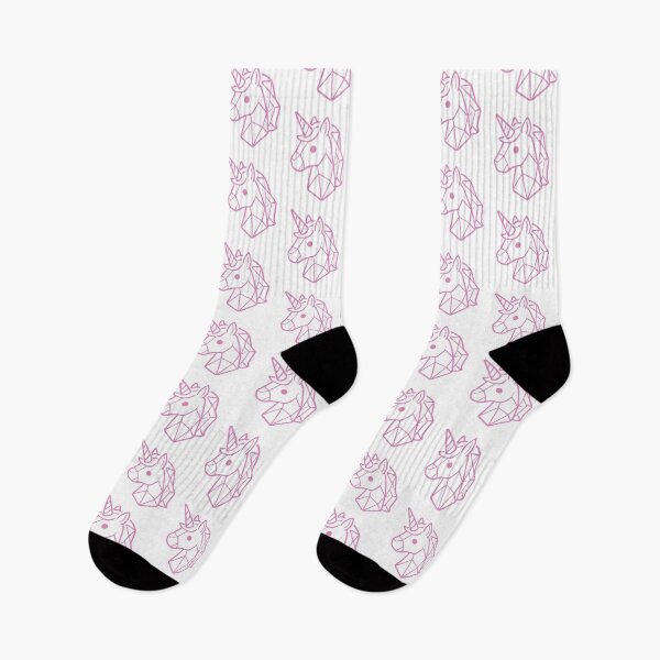 Item preview, Geometric Pink Unicorn designed and sold by Gkinoki.