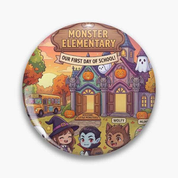 Item preview, Monster Elementary: Our First Spooky Day of School designed and sold by VibranPalette.