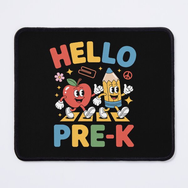 Item preview, hello Pre-K team Fun Student back to school teacher kids designed and sold by BlassmausArt.