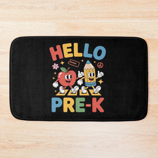 Item preview, hello Pre-K team Fun Student back to school teacher kids designed and sold by BlassmausArt.