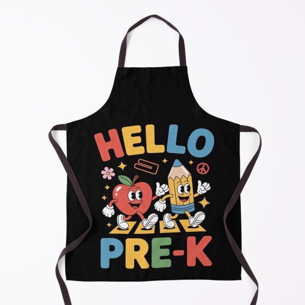 Item preview, hello Pre-K team Fun Student back to school teacher kids designed and sold by BlassmausArt.