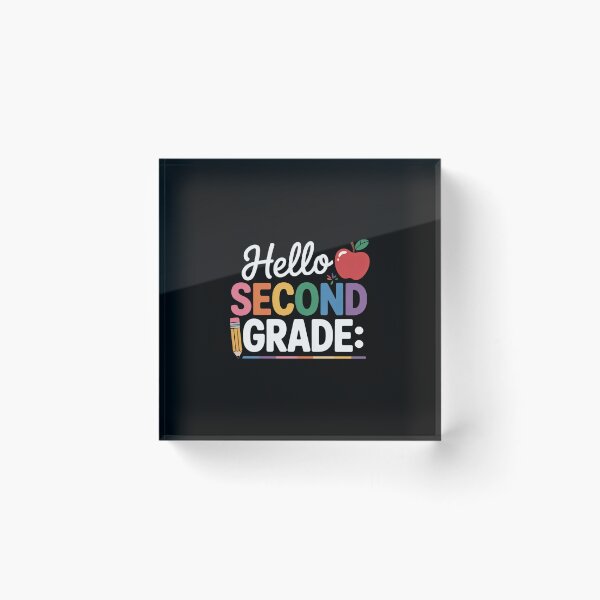 Item preview, Hello Second Grade Team 2nd Grade Back to School Teacher Kid designed and sold by BlassmausArt.