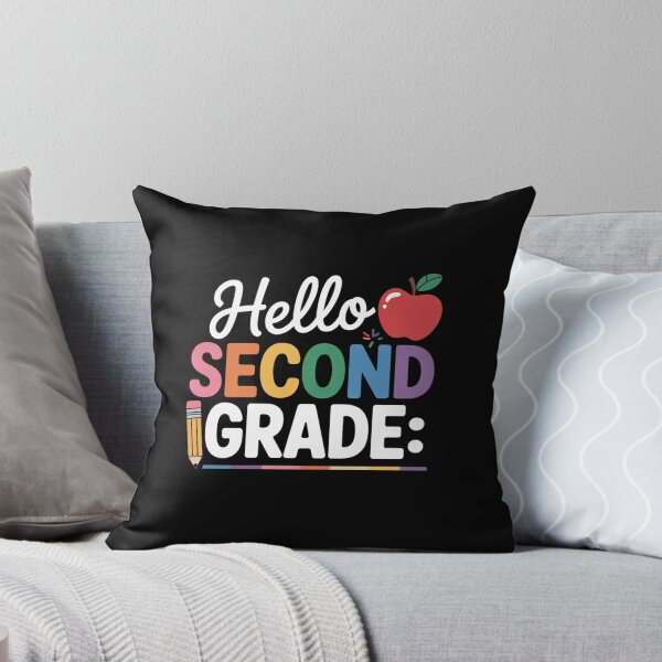 Item preview, Hello Second Grade Team 2nd Grade Back to School Teacher Kid designed and sold by BlassmausArt.