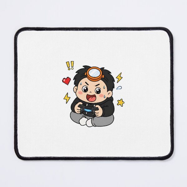 Item preview, KOREA HAENAM - Cute Chibi Gamer Boy Sticker designed and sold by KOREA-HAENAM.