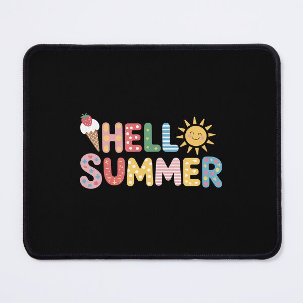Item preview, Hello Summer Vacation Ice Cream Popsicle Watermelon Beach designed and sold by BlassmausArt.